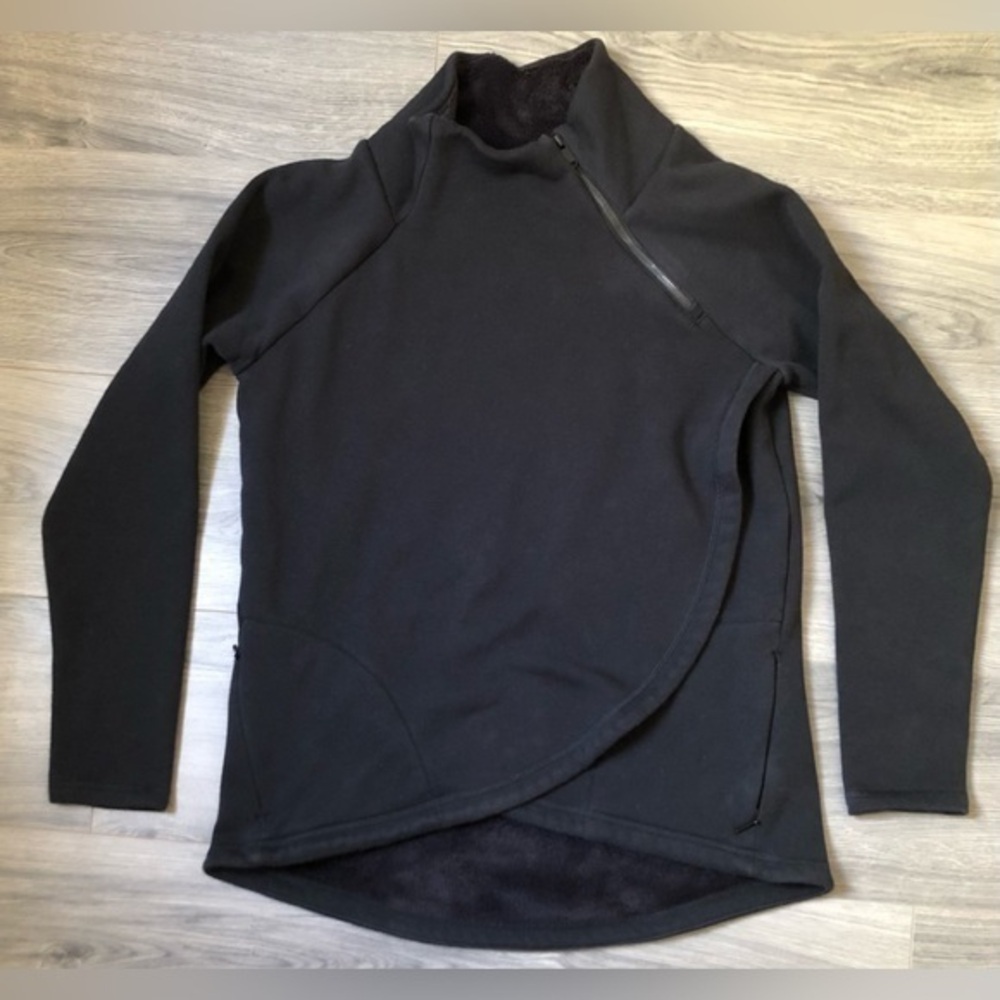 Athleta Pullover Black Sweatshirt - image 1